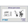 Niko Model - W7064X Grue portuaire de 20 tonnes 1/700