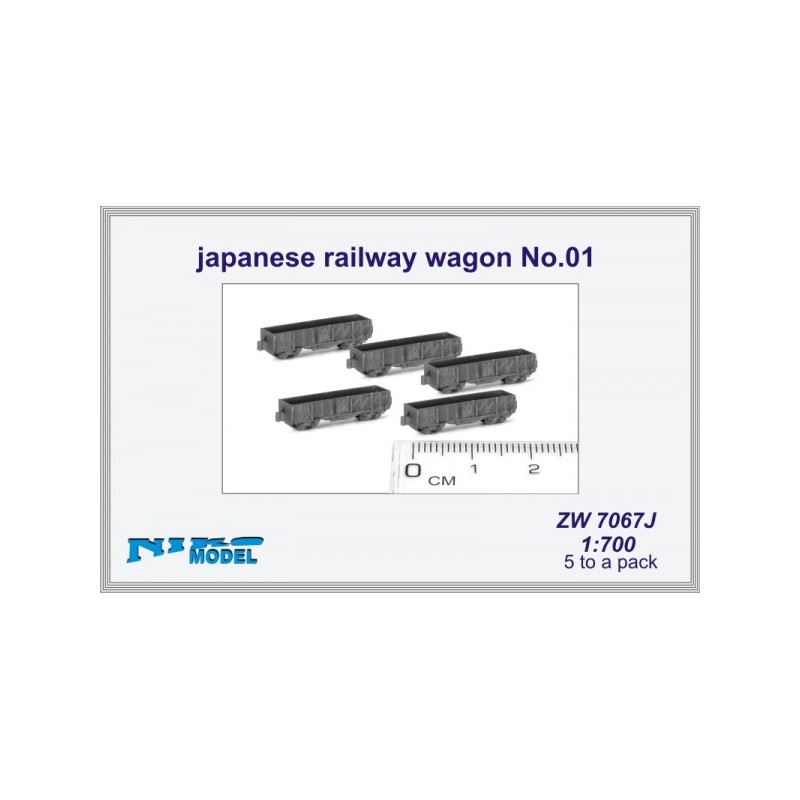 Niko Model - W7067J Wagon tombereau japonaise  N°01 1/700