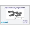 NikoModel	7067J	Wagon tombereau japonaise  N°01 1/700