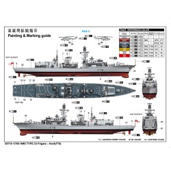 Trumpeter	6719	Frégate HMS TYPE 23 - Kent(F78) 1:700