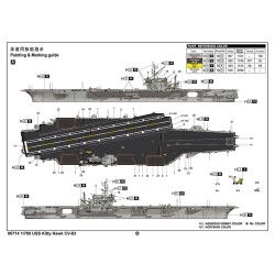 Trumpeter 6714 – USS Kitty Hawk CV-63 1:350