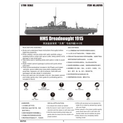 Trumpeter 6705 – HMS Dreadnought 1915 1:700