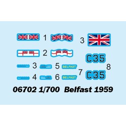 Trumpeter	6702	Belfast 1959 1:700