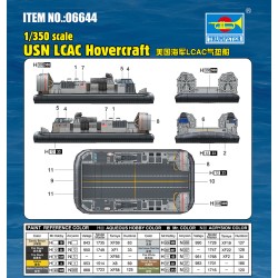 Trumpeter 6644 – USN Lcac Hovercraft 1:350