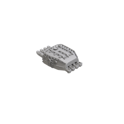 Shelf Oddity SO700167 – IJN Type 92 Mod.2 Quadruple 610 mm (1:700)