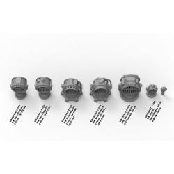 Shelf Oddity SO700105 – Projecteurs IJN 110 cm 92 Shiki (après 1938) (1:700)