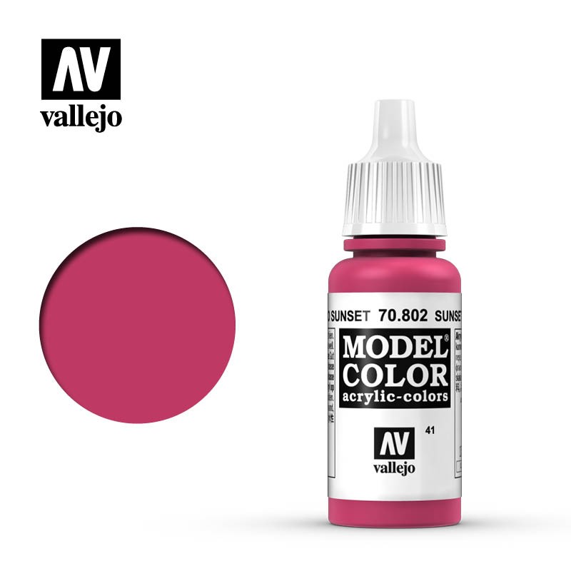 Vallejo 70.802 - Sunset rouge mat (17 ml)