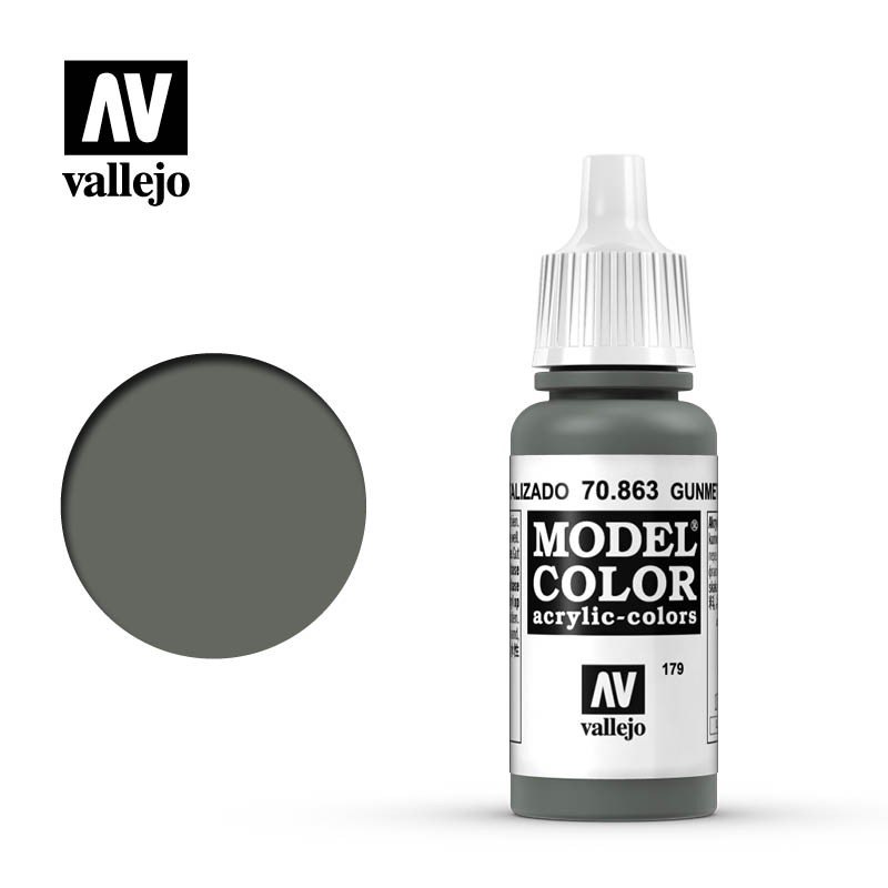 Vallejo 70.863 - Gris Métallisé (17 ml)