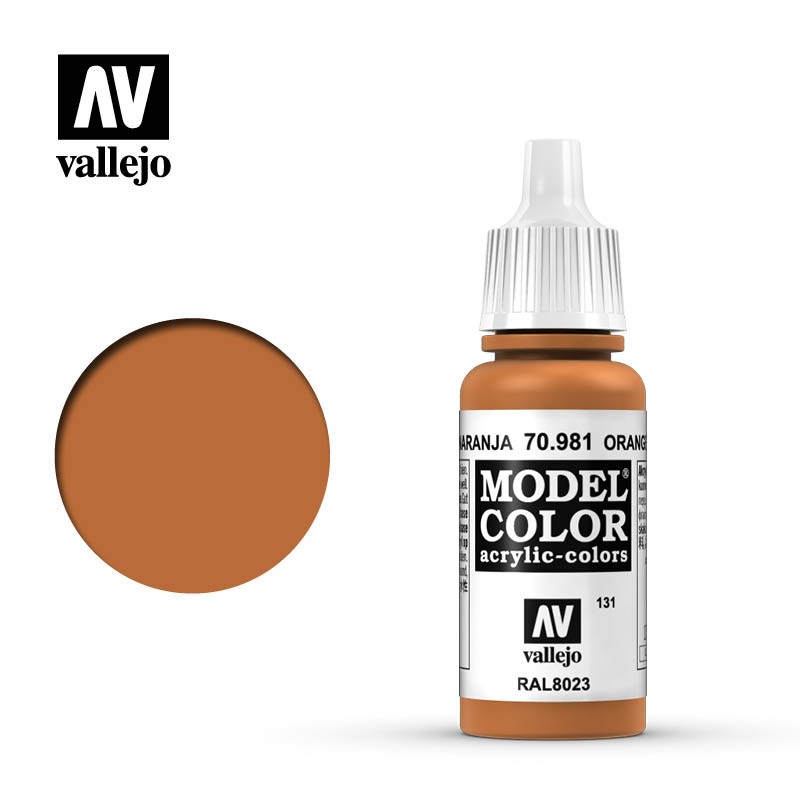 Vallejo 70.981 - Brun Orange Mat (17 ml)