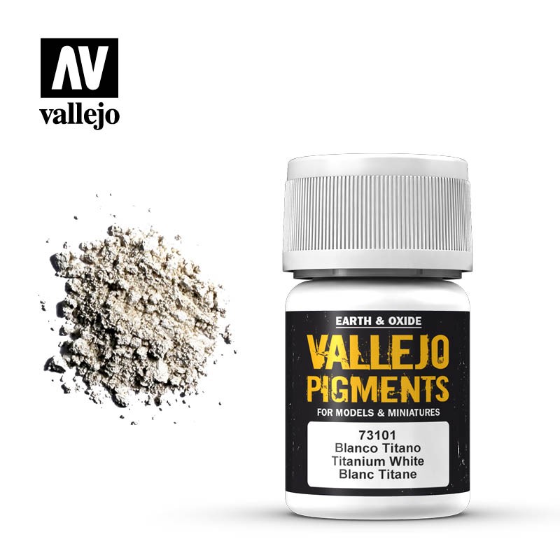 Vallejo	73.101	Pigment Blanc Titane (35 ml)