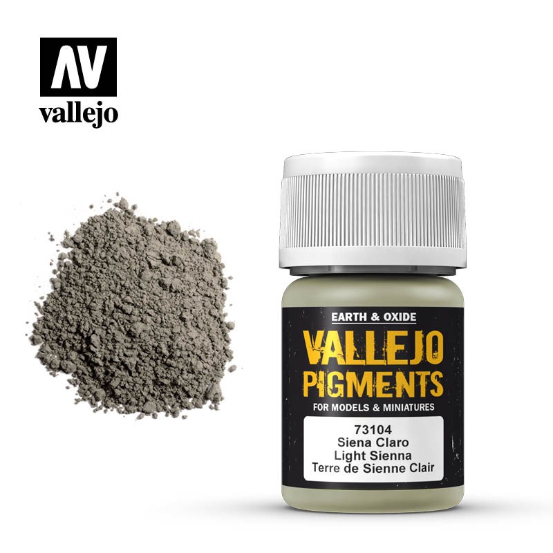 Vallejo 73.104 - Pigment Terre De Sienne Claire (35 ml)