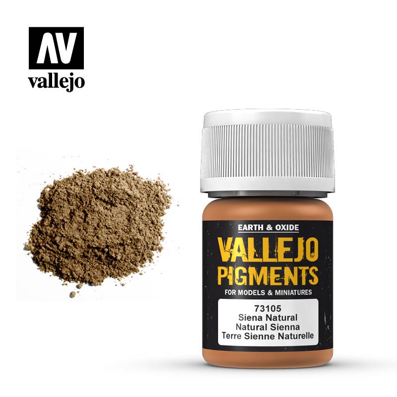 Vallejo 73.105 - Pigment Terre De Sienne Naturelle (35 Ml)