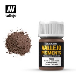Vallejo 73.110 - Pigment Burnt Umber (35ml)