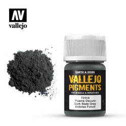 Vallejo 73.114 - Pigment Ardoise Foncée (35 ml)