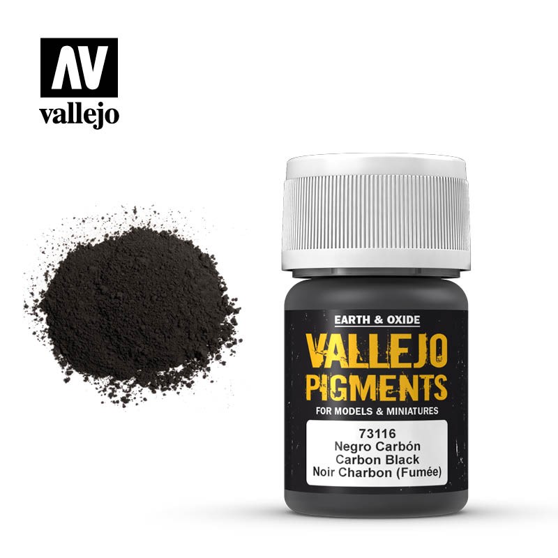 Vallejo	73.116	Pigment Noir de carbone (fumée) (35 ml)