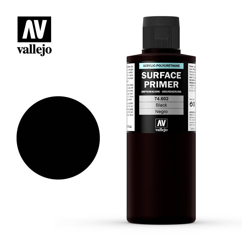 Vallejo 74.602 - Primers Noir (200 ml)