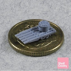 Shelf Oddity - SO700195 - 1:700 Support de tube lance-torpilles USN Quintuple 21 pouces Mk14 et Mk15