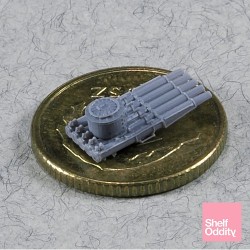 Shelf Oddity - SO700195 - 1:700 Support de tube lance-torpilles USN Quintuple 21 pouces Mk14 et Mk15