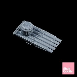 Shelf Oddity - SO700195 - 1:700 Support de tube lance-torpilles USN Quintuple 21 pouces Mk14 et Mk15