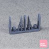 Shelf Oddity - SO700198 - 1:700 USN Quadruple 21 pouces Mk14 et Mk15 Support de tube lance-torpilles